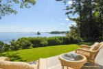 Panoramic ocean views of Penobscot Bay from the back deck